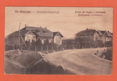 AMS @ - SFANTU GHEORGHE, 1927, SCOALA DE TRAGERE A INFANTERIEI, CIRCULATA foto