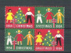 USA, Cinderella 1954 Christmas x 4, MNH, imperf. bottom L.084, Nestampilat