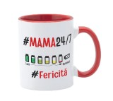Cana maner rosu personalizata 8 Martie, Ziua Mamei, INOVATIX&reg;. 330ml, Oem