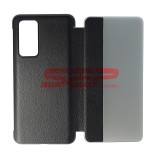 Husa Smart View Flip Huawei P40, Neagra, Protectie Completa