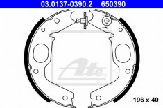 Set saboti frana, frana de mana MITSUBISHI PAJERO II Canvas Top (V2_W, V4_W) (1990 - 2000) ATE 03.0137-0390.2 foto