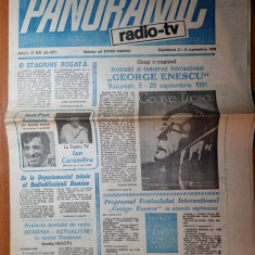 panoramic radio-tv 2 - 8 septembrie 1991 -festivalul si concursul george enescu