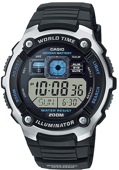 Ceas Barbati, Casio, Collection AE AE-2000W-1A - Marime universala