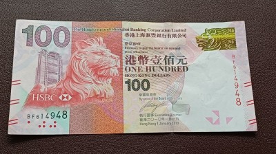 Hong Kong- 100 Dollars 2010 foto
