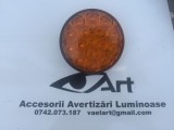 Lampa Stop LED Portocalie 12V/24V, 108x30mm, IP66, Marcaje Rutiere, Avertizare, Dirijare Trafic
