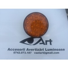Lampa stop cu led Portocalie 12V/24V (marcaje rutiere)