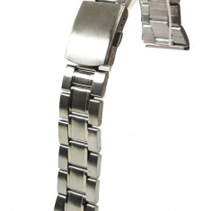 Bratara de ceas Argintie cu butoane 22mm WZ4766