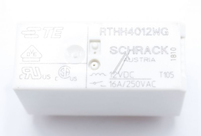 12VDC 16A-250VAC RELEE RTHH4012WG TE CONNECTIVITY / SCHRACK