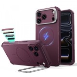 Husa MagSafe pentru Apple iPhone 18 Pro Max / 17 Pro Max, ESR, Cyber Armor Kickstand, Visinie Inchis Satinata