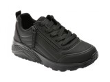 Cumpara ieftin Pantofi sport SKECHERS negri, UNO LITE, din piele ecologica