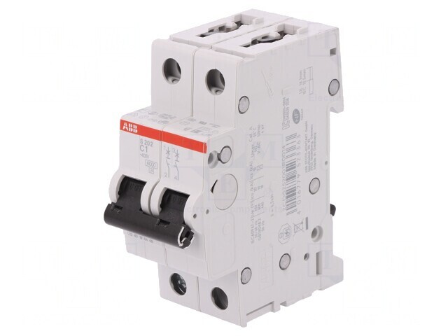 &Icirc;ntrerupător de supracurent 1A 2P 6kA 230/400V