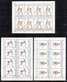 Rusia 1992, Mi #245-247 Klb, minicoli, Olimpiada Barcelona, MNH, cota 12 &euro;!, Sport, Nestampilat
