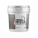 Vopsea Decorativă Metalică Albă 1kg Fiesta Metallic Art &ndash; Efect Perlat Textură Fină pentru Pereți Interiori