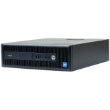 Sistem desktop HP ProDesk 600 G2 Intel Core i5-6500 8GB DDR4 240GB SSD HD Graphics Windows 10 Home Black Refurbished
