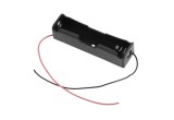 Suport baterie 1x18650, plastic ABS, cu cablu, 3.7V, 1S, DIY, Arduino, electronica