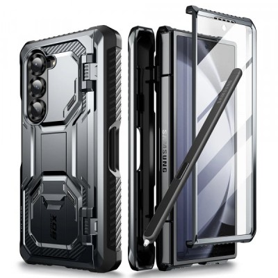 Husa pentru Samsung Galaxy Z Fold6 F956, i-Blason, ArmorBox, Neagra foto