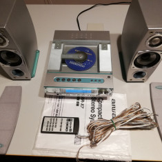 Combina Audio AIWA CX-LX7EZ (CD/Tuner/Amplificator/Boxe,Telecomanda) - ca Noua