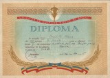 A4059N Diplomă sportivă, atletism, 1960, Craiova