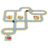 Circuit de podea cu 2 masinute Die Cast incluse, Goki