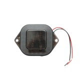 Lampa laterala LED patrata 12-24V, galben fumuriu, 24 LED-uri 60x60mm Breckner Germany