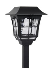 Lampa solara tip torta, cu senzor de lumina, pentru exterior, curte, terasa si gradina, iluminare alba, incarcare ecologica foto