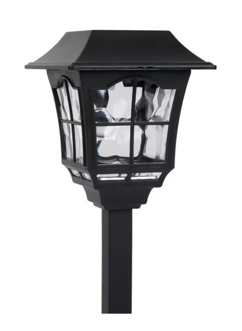 Lampa solara tip torta, cu senzor de lumina, pentru exterior, curte, terasa si gradina, iluminare alba, incarcare ecologica