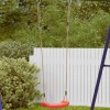 Leagan copii vidaXL rosu, exterior, funie reglabila, 3-10 ani, max 50 kg, scaun 37x16 cm, siguranta sporita