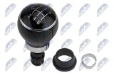 Nuca schimbator viteze VW Golf V 2003-, Golf VI 2008-, Golf Plus 2005-, Jetta 2006-; 6 viteze, neagra; NTY, aftermarket