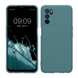 Husa Kwmobile pentru OPPO A16/A16s/A54s, Verde inchis, Silicon, KWM0000157V019C, Carcasa