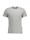 Cumpara ieftin Tricou barbati, cu mini logo, Regular fit, Gri, L