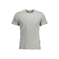 Tricou barbati, cu mini logo, Regular fit, Gri, L