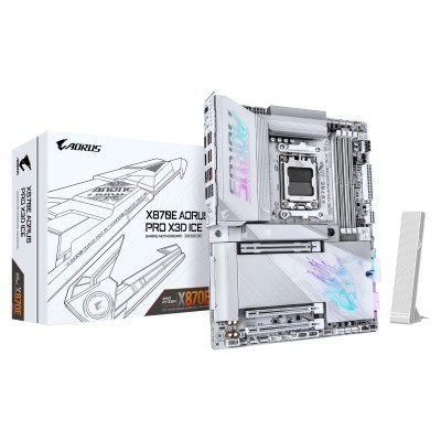 MB GIGABYTE X870E A PRO X ICE foto