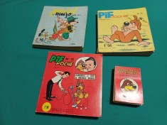 PIF POCHE * LOT 4 REVISTE BENZI DESENATE * 1967 *1