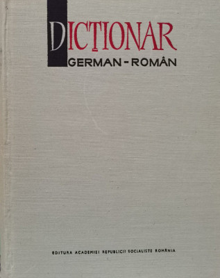 Dictionar German-roman - Colectiv ,557756 foto