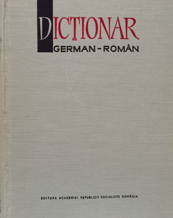 Dictionar German-roman - Colectiv ,557756