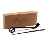 Cumpara ieftin Set accesorii pentru lum&acirc;nări &ndash; Stingător elegant și foarfecă pentru fitil