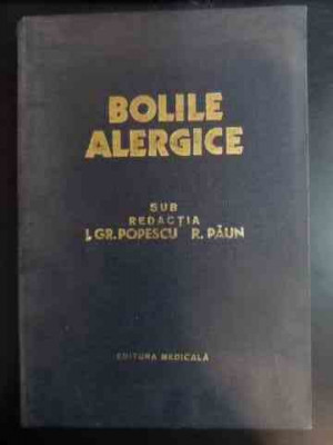 Bolile Alergice - I.gr.popescu R.paun ,542340 foto