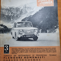 sport si tehnica martie 1968-uzina de automobile pitesti,contructie renault 8