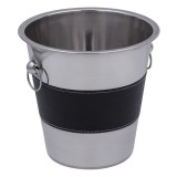 Frapiera metalica pentru gheata,accesoriu piele,22x21 cm, Oem