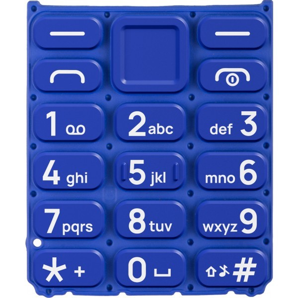 Tastatura Latina HMD 105 / Nokia 105 (2024), Albastra, Service Pack SP20Z14Z1454S