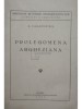 D. Caracostea - Prolegomena Argheziana (Editia: 1937)