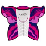 Cumpara ieftin Sabloane Constructie Unghii LUXORISE - Fluture Fuchsia, 50 buc