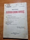 buletinul institutului economic romanesc iulie-august 1923