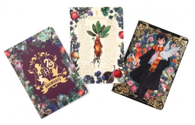 Harry Potter: Floral Fantasy Planner Notebook Collection (Set of 3) foto