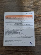 Vand 6 fiole Calgevax 11,25mg - inlocuitor bulgaresc pentru vaccin BCG foto