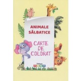 Animale salbatice. Carte de colorat - Editura Ars Libri