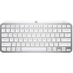 Tastatura Wireless MX Keys Mini, USB, Illuminated, Bluetooth, Layout USA INT, culoare Gri - qwerty foto