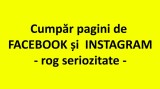 Cumpar cont de insta romanesc si pagini de facebook - rog seriozitate