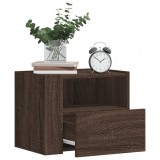VidaXL Noptiere de perete, 2 buc., stejar maro, 45x30x35 cm 848324