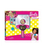 Trusa machiaj cu oglinda pentru fetite, Barbie, 7Toys